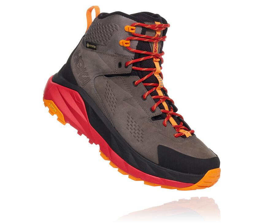 Botas De Montaña Hoka One One Hombre - Kaha Gore-Tex - Marrones/Negras - WOI096415